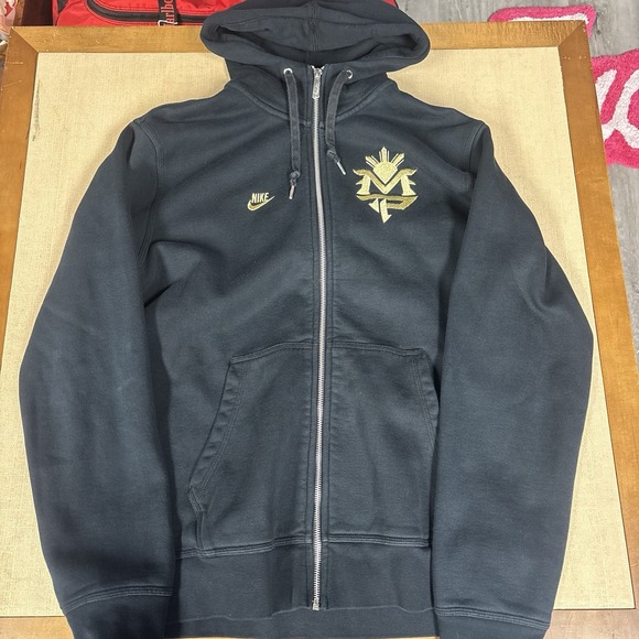 Nike Other - Nike Manny Pacquiao HyperKO Full Zip Hoodie Men's Size Large Black Gold
